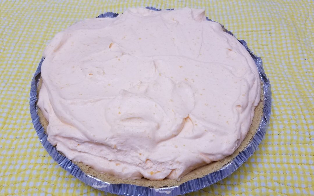 No Bake Creamsicle Pie