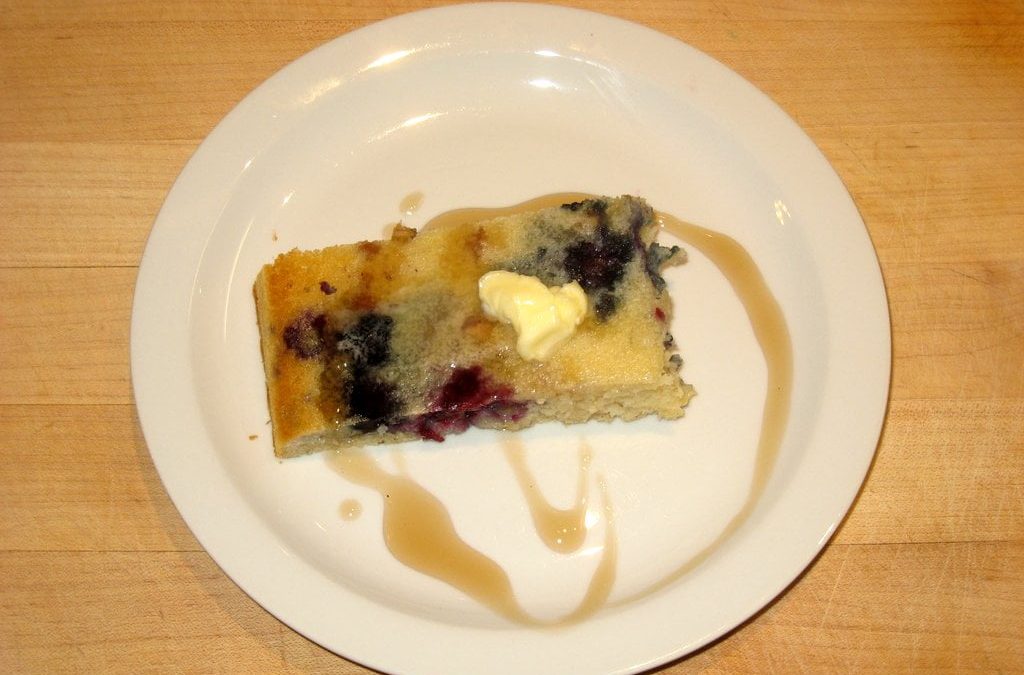 Berry Pancake Sausage Bake