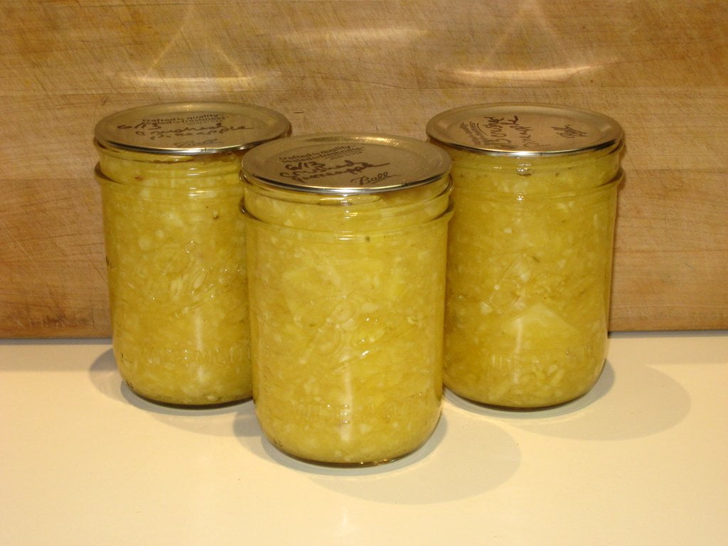 Canning Crushed Pineapple