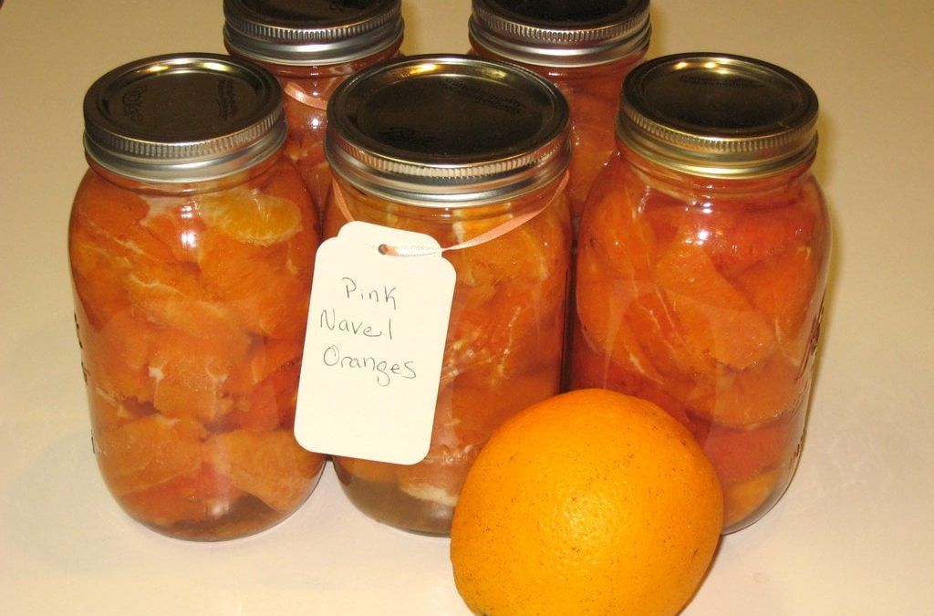 Canning Orange Sections