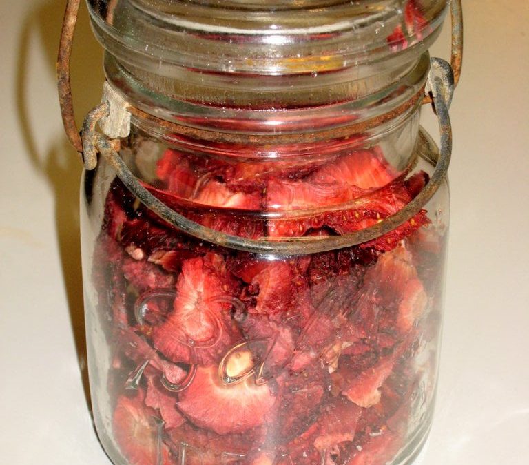 Dehydrate Strawberries