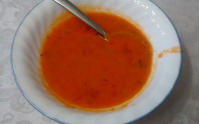 Seven Minute Pressure Cooker Homemade Tomato Soup
