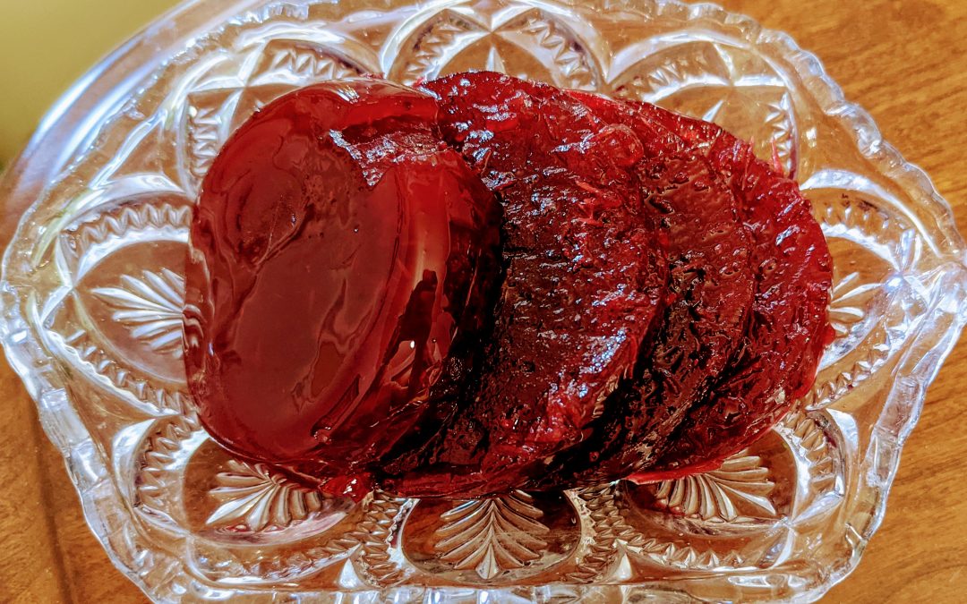 Home Canned Sliceable Cranberry Jelly