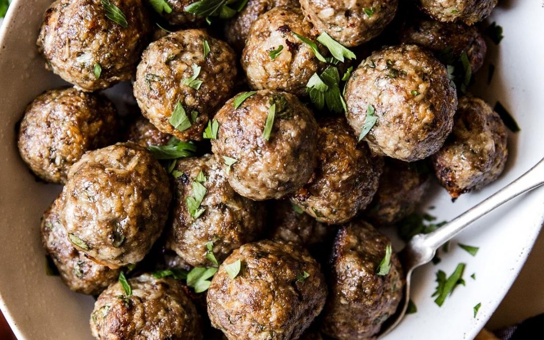 Homemade Frozen Italian and Asian Mini-Meatballs