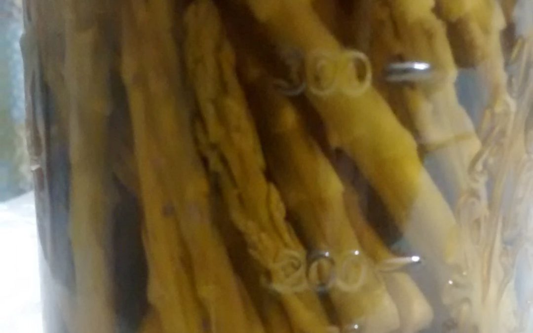 Pickled Asparagus with Low Temp Pasteurization Method