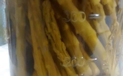 Pickled Asparagus with Low Temp Pasteurization Method